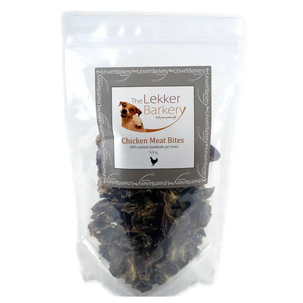 The Lekker Barkery Chicken Meat Bites Dog Treats