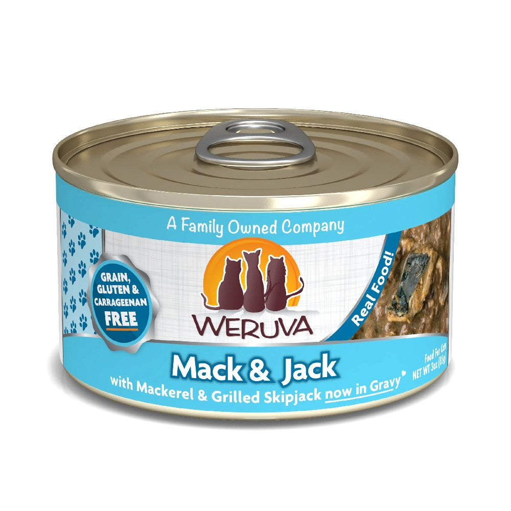 Weruva Canned Cat Food - Mack & Jack - lifestyle image with pet buy online South Africa