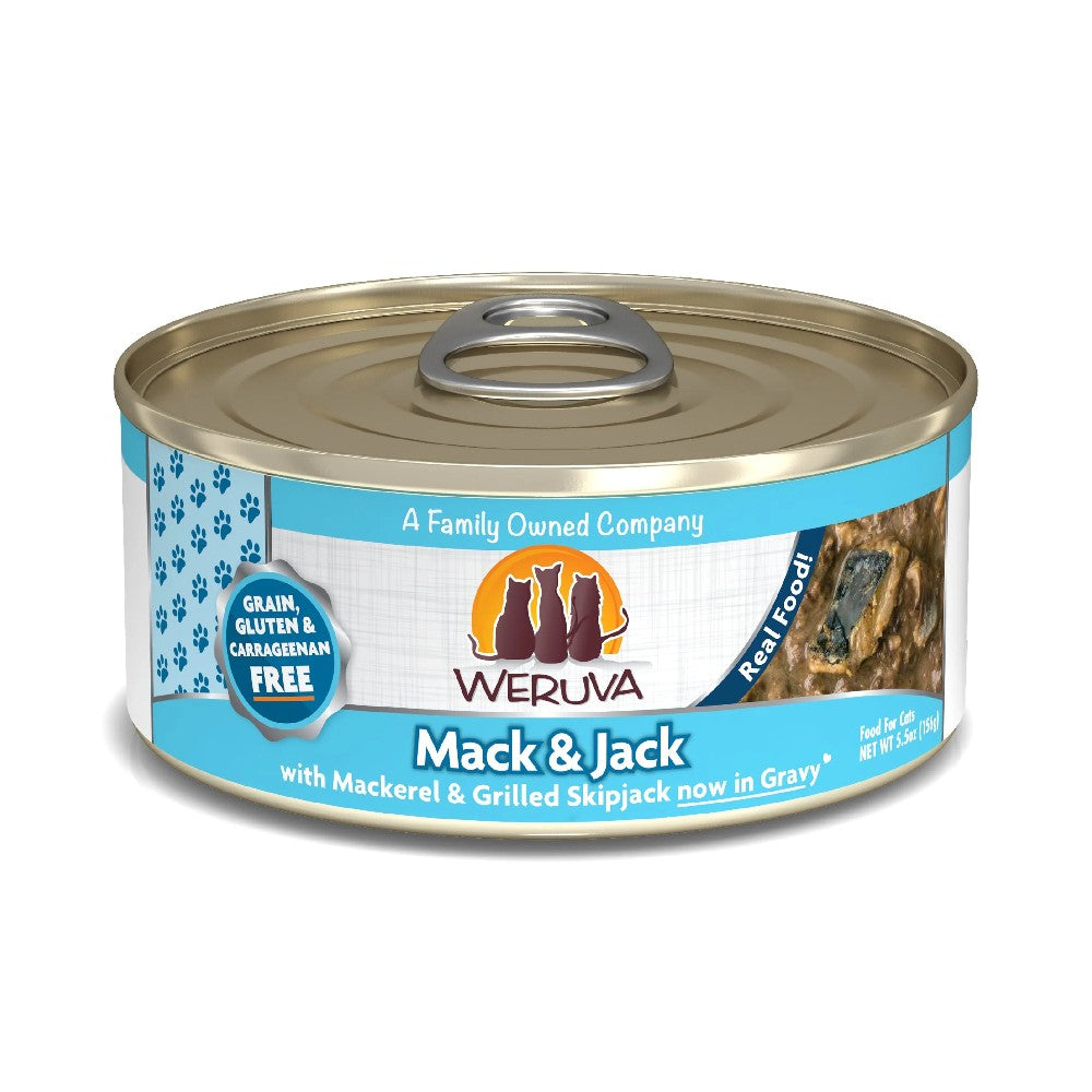 Weruva Canned Cat Food - Mack & Jack - lifestyle image with pet shipping in South Africa