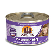 Weruva Canned Cat Food - Polynesian BBQ - lifestyle image with pet South Africa shoppers