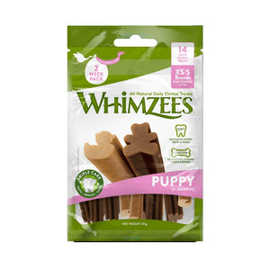 Whimzees Puppy 14 Treats Packaging Front