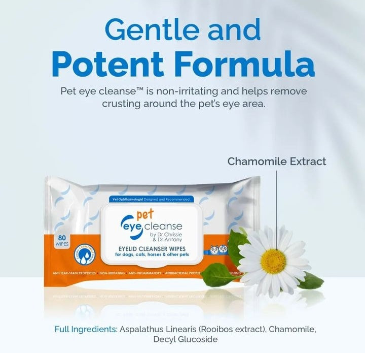 Eye Cleanse Pet Eyelid Wipes