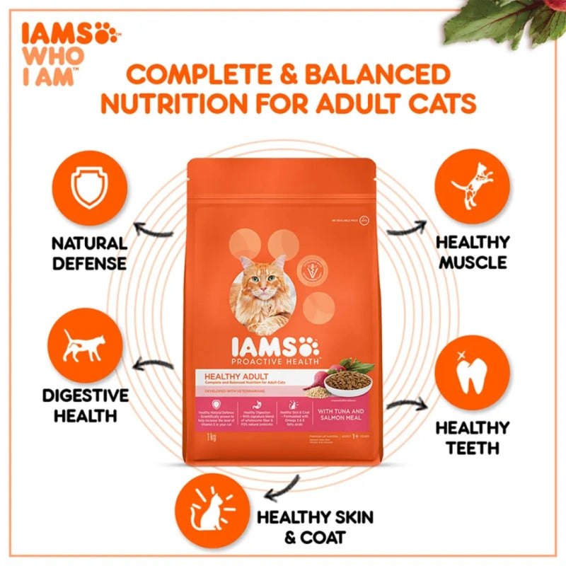 Iams Healthy Adult Tuna & Salmon Meal