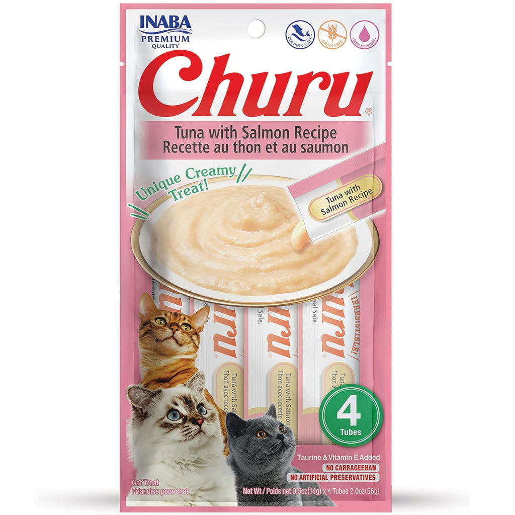 Churu Tuna & Salmon Purée Cat Treats