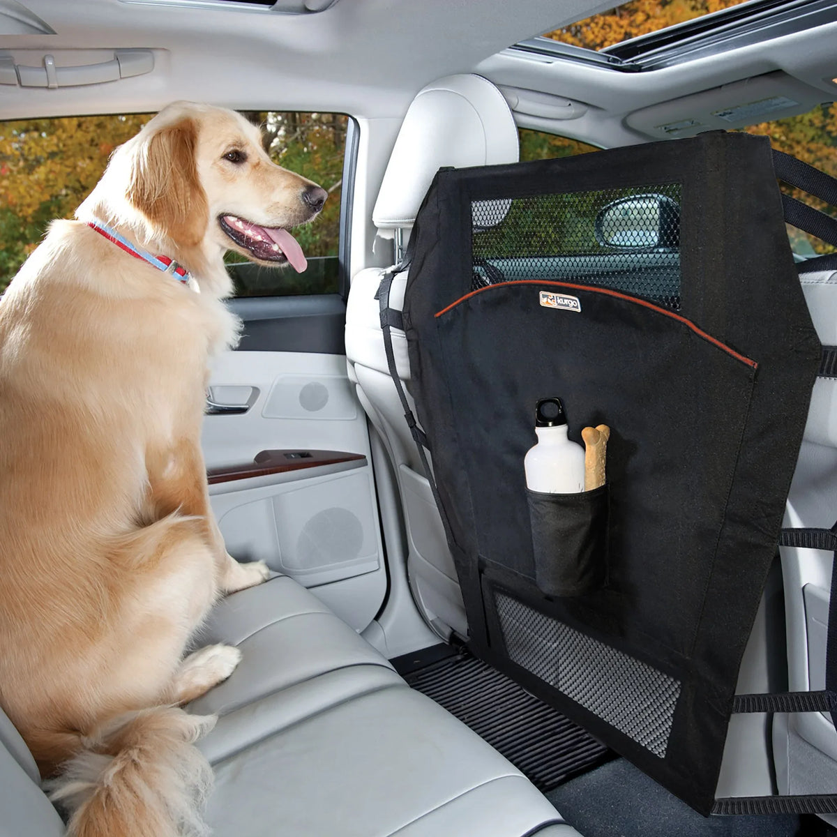 Kurgo Backseat Barrier – Black – view 6