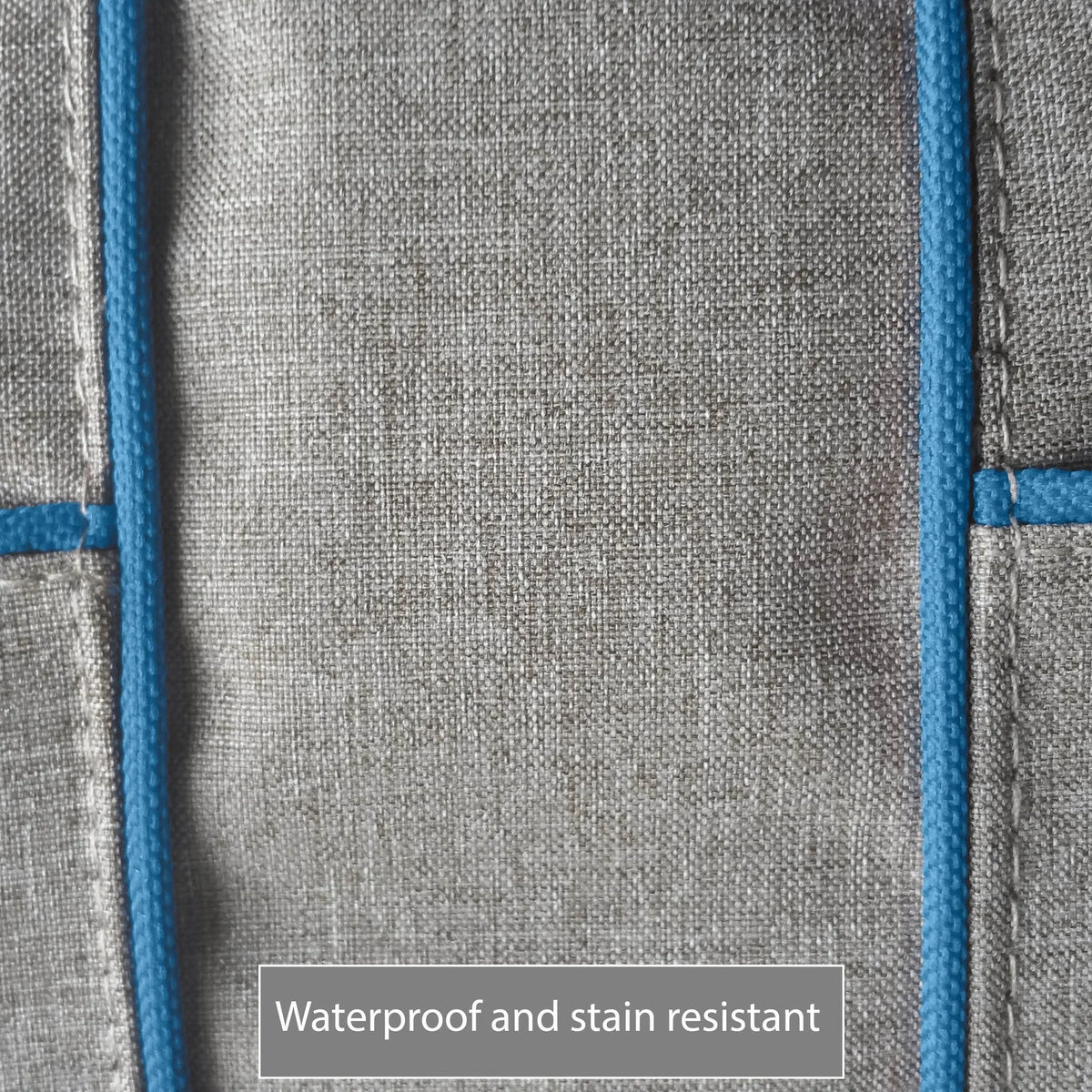 Kurgo Heather Hammock – Grey/Coastal Blue – view 2