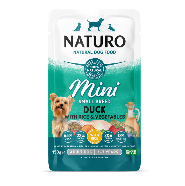 Naturo Mini Adult Duck Veg & Brown Rice Wet Dog Food