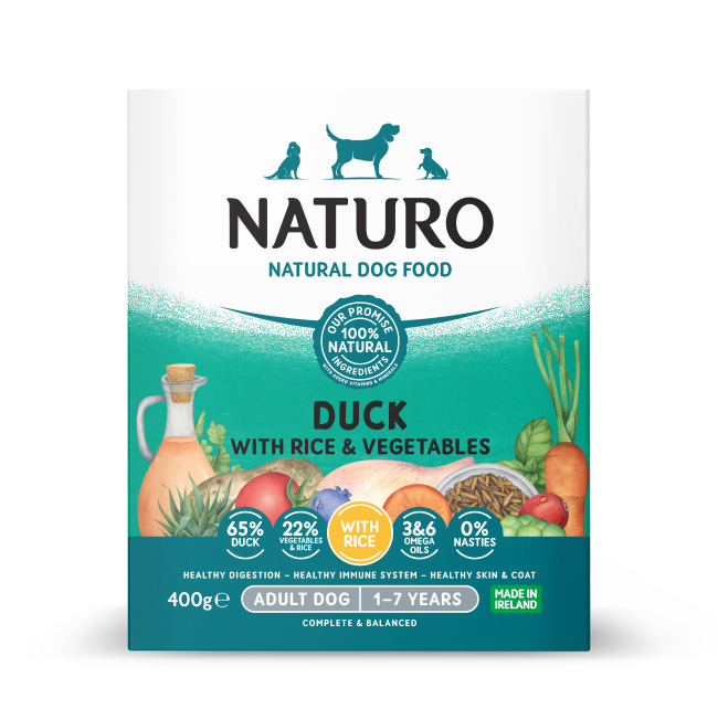 Naturo Duck with Rice and Vegetables Adult Wet Dog Food