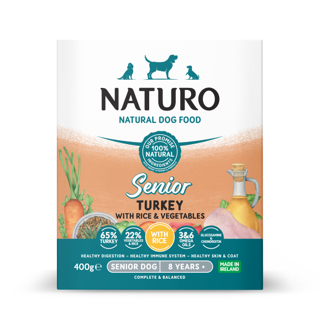 Naturo Turkey with Rice and Vegetables Senior Wet Dog Food