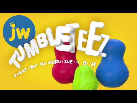 JW Pet Tumble Teez Treat Dispensing Dog Toy Video