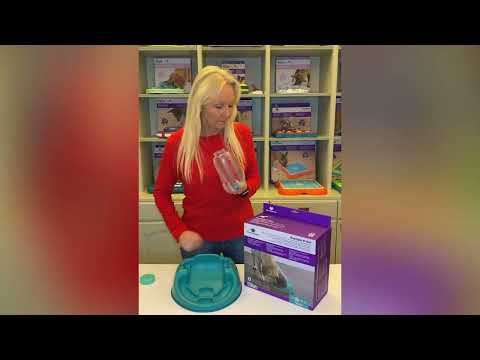 Nina Ottosson Dog Spin N' Eat. Makes Mealtime Fun And Exercises Your Dog's Mind Video