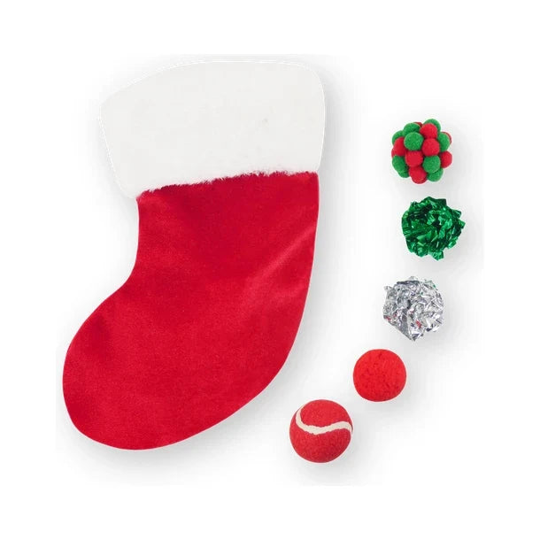 Rosewood Cupid & Comet Christmas Cat Toy Stocking