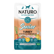 Naturo Senior Dog Turkey Veg & Brown Rice Wet Dog Food   | Canine & Co