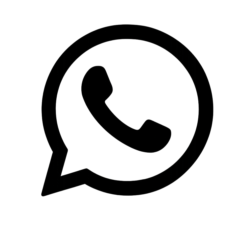 whats app icon black