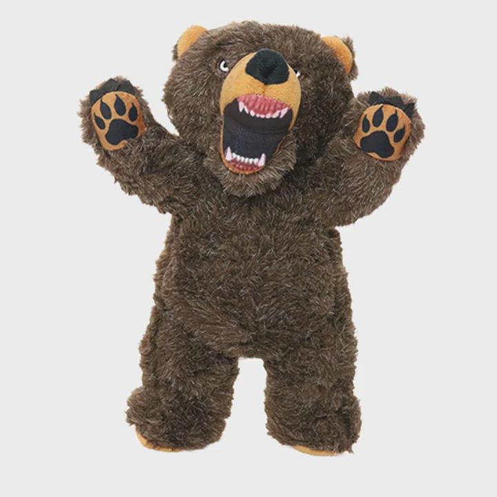 Load video: Mighty Angry Animals - Bear Dog Toys - product demo video South Africa purchase