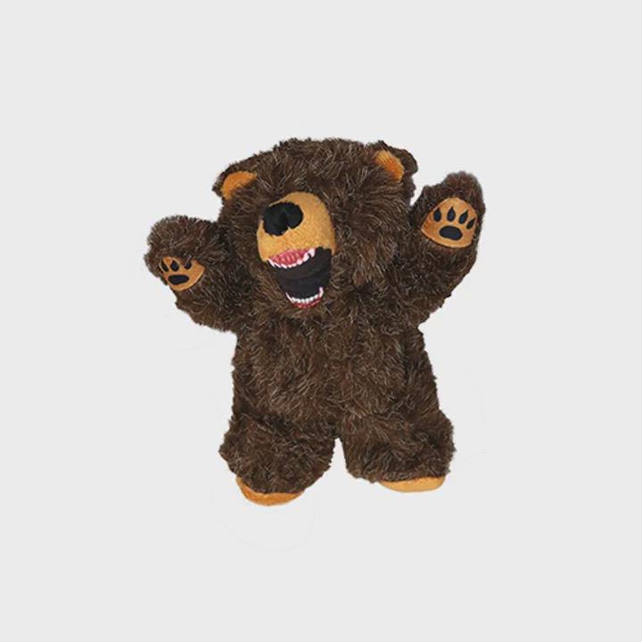Load video: Mighty Angry Animals - Bear Dog Toys - product demo video in South Africa