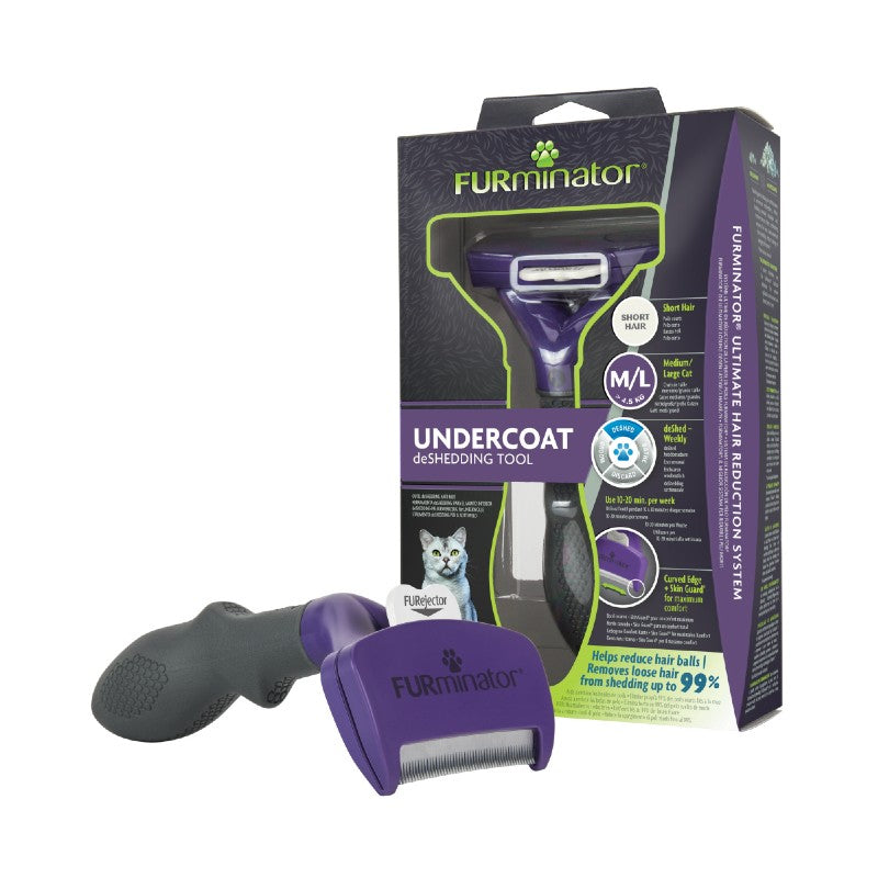 Furminator DeShedding Tool For Cats - Short Hair