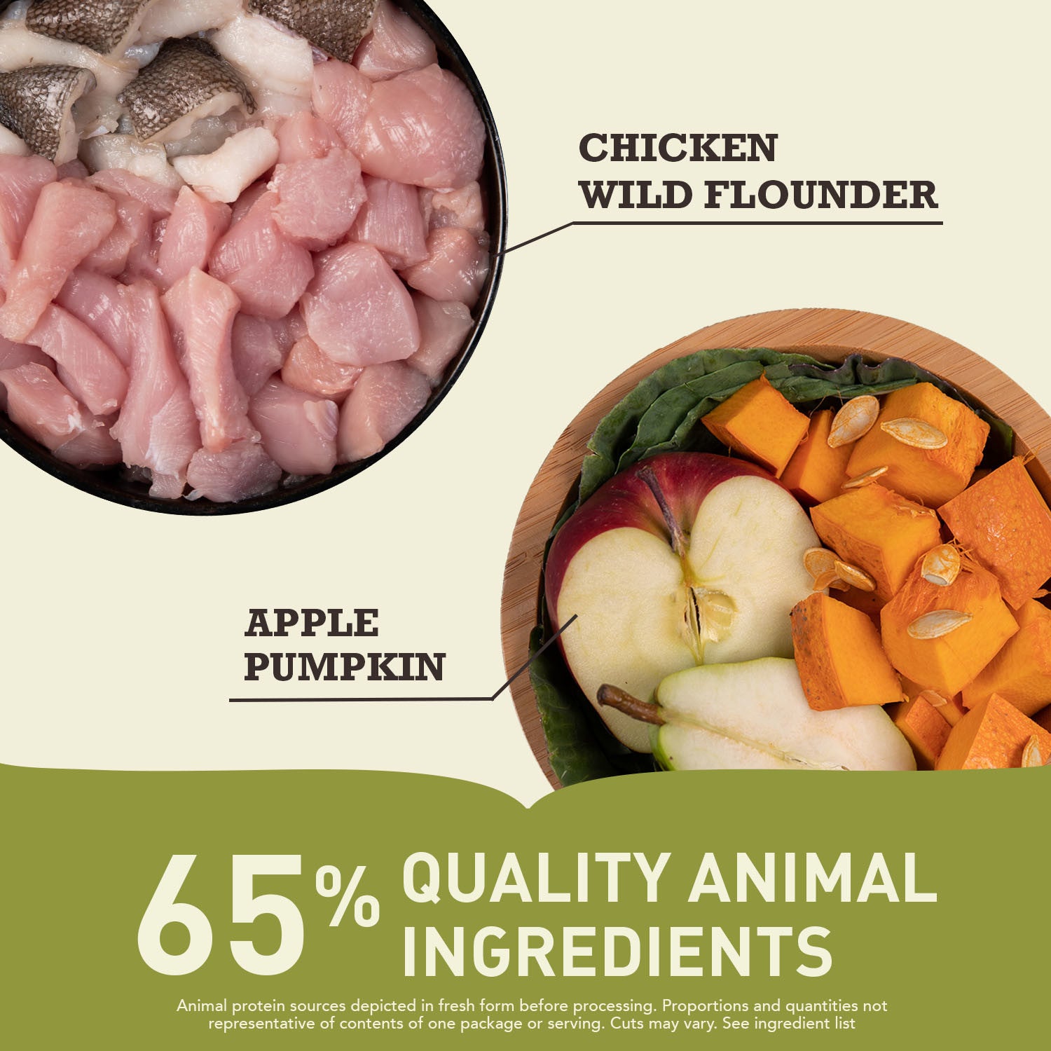 Acana Light & Fit Fresh Ingredients