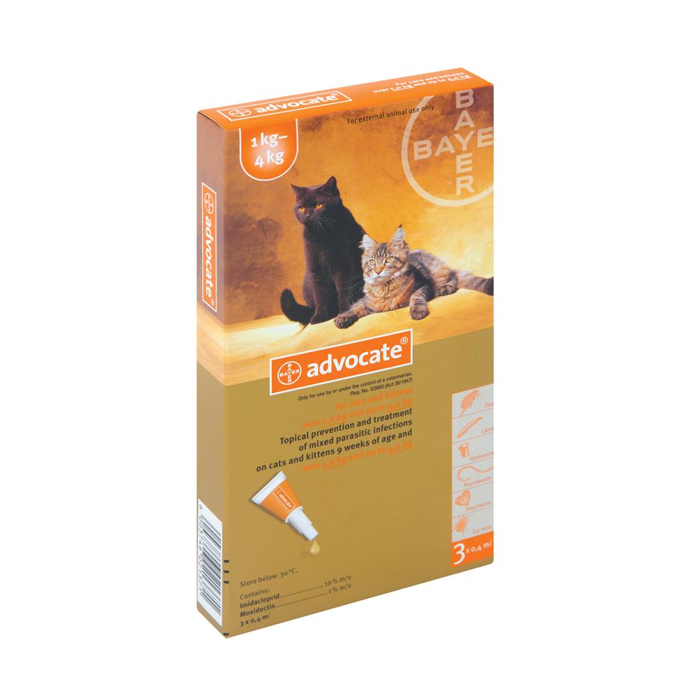 Advocate Cat Box of 3 - 1-4kg