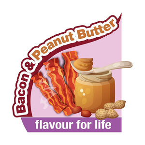 Nylabone Extreme Pork Hide Bone - Bacon & Peanut Butter