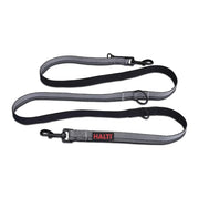 Durable Halti dog leash with adjustable length and secure clips for comfortable walks.