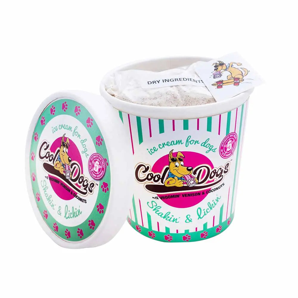 Cool Dogs Powdered Ice Cream - Vroomin' Venison & Coconuts (DISC by SUPP) Cool Dogs