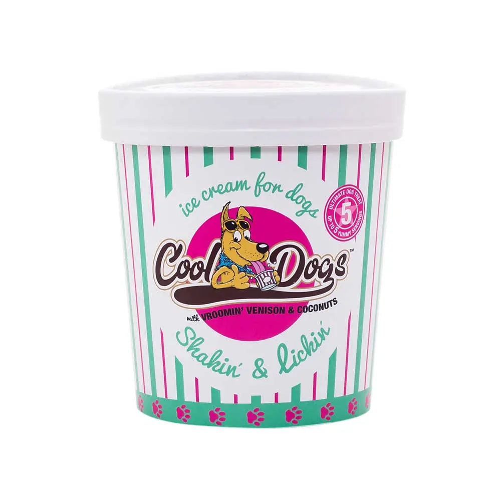 Cool Dogs Powdered Ice Cream - Vroomin' Venison & Coconuts (DISC by SUPP) Cool Dogs