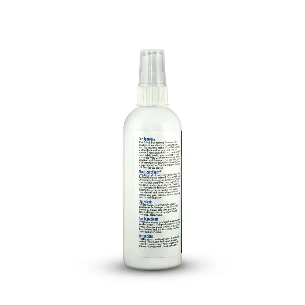 Earthbath 3-in-1 Deodorising Spritz - Vanilla & Almond   | Low Prices | Canine & Co