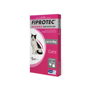Fiprotec spot-on treatment for cats, effective against fleas and ticks, suitable for cats up to 8kg.