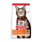 Hill's Science Plan cat food for adults, featuring lamb, supports immunity and healthy digestion.