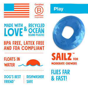 West Paw Seaflex Sailz Infographic