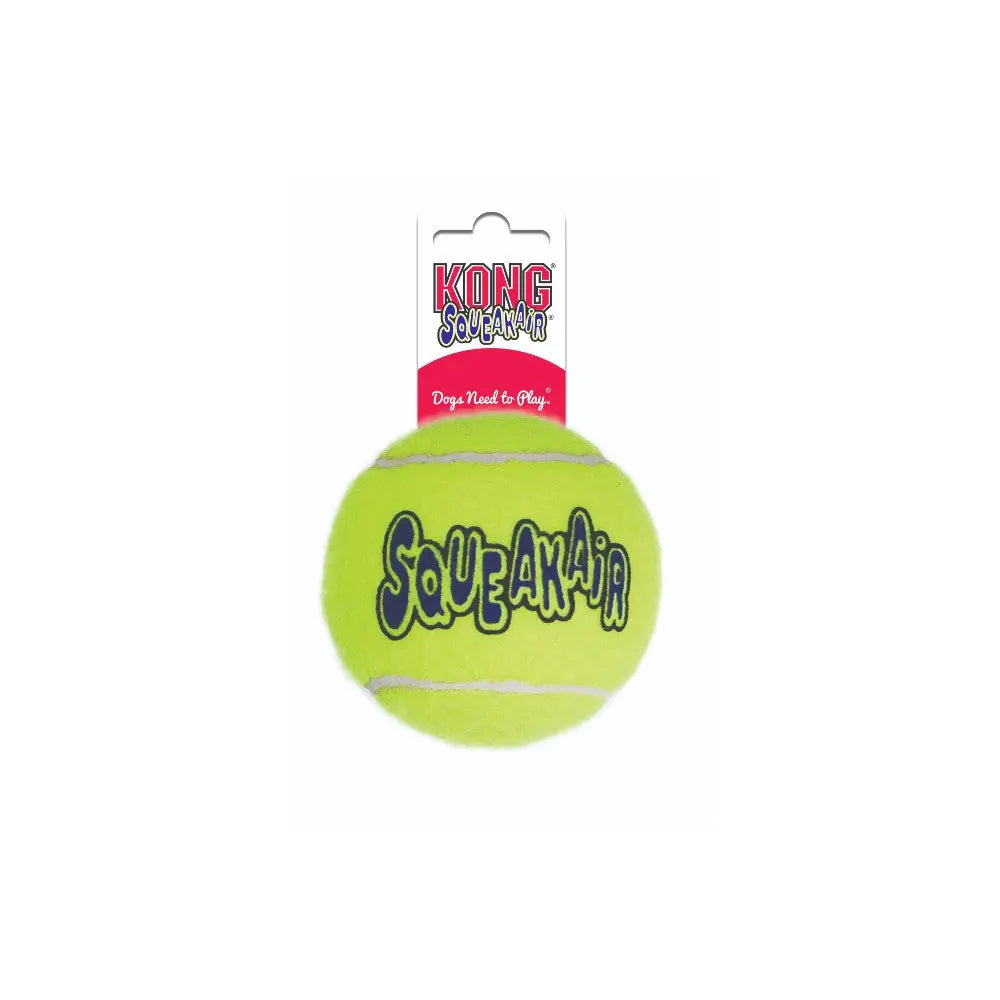 KONG Squeakair tennis ball for dogs, perfect for playtime and fetch activities.
