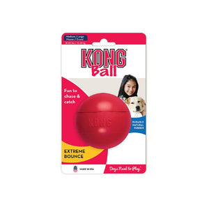 Kong Red Ball With Hole Medium/Large