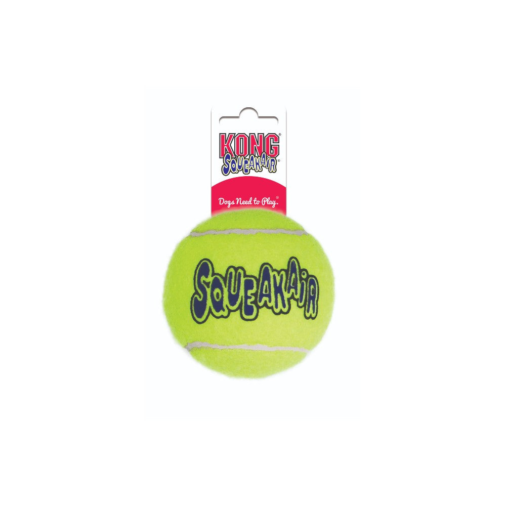 Kong Airdog Yellow SqueakAir Tennis Ball