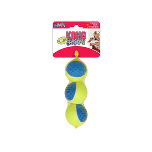 Kong Airdog Yellow & Blue Ultra Squeaker ball
