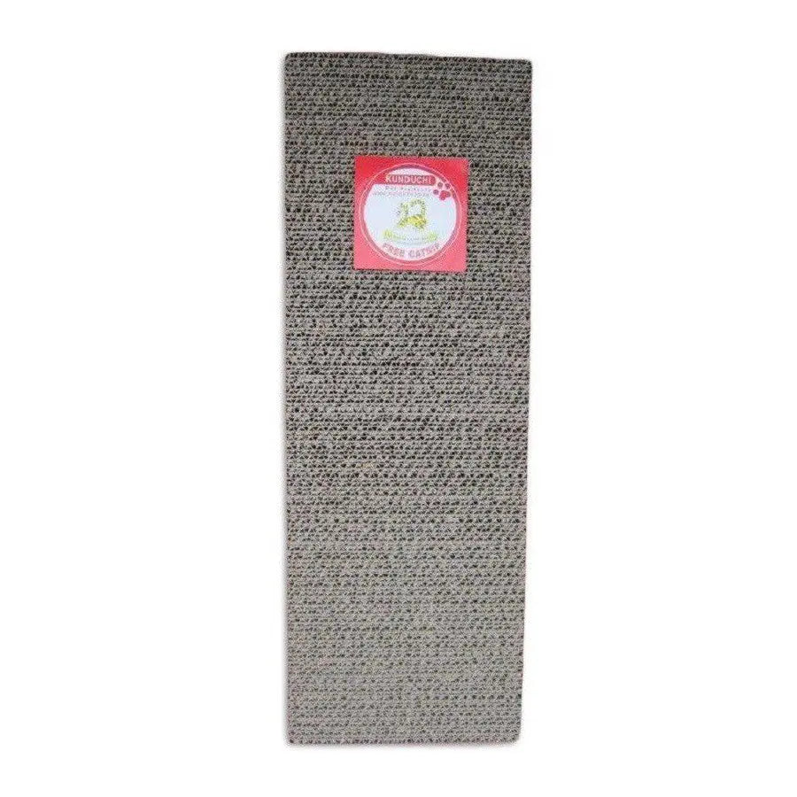 Cat scratching pad, durable design, promotes healthy scratching, reduces furniture damage, eco-friendly material.