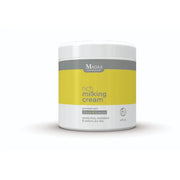 Rich milking cream in a jar, enriched with Vitamin E and lanolin for moisturizing dry skin.