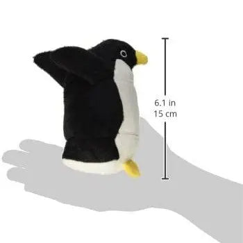 Soft penguin plush toy, 6.1 inches tall, perfect for cuddling and playtime.