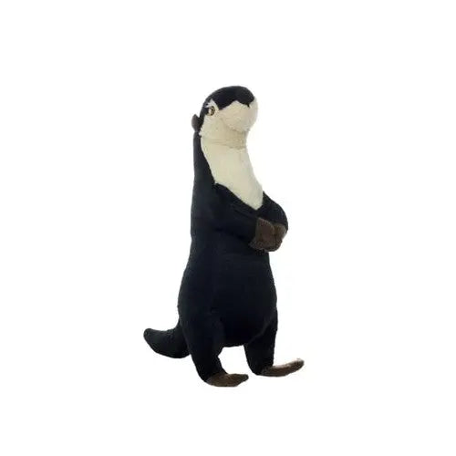 Stuffed otter toy, soft plush, perfect for cuddling and imaginative play.