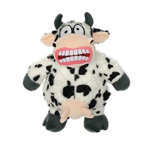 Mighty Angry Animals Cow Plush Dog Toy  Regular | Low Prices | Canine & Co