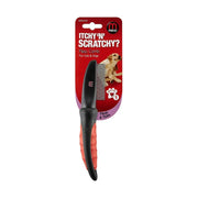 Itchy 'n' Scratchy Flex Comb for cats and dogs, designed to remove fleas and ticks effectively.