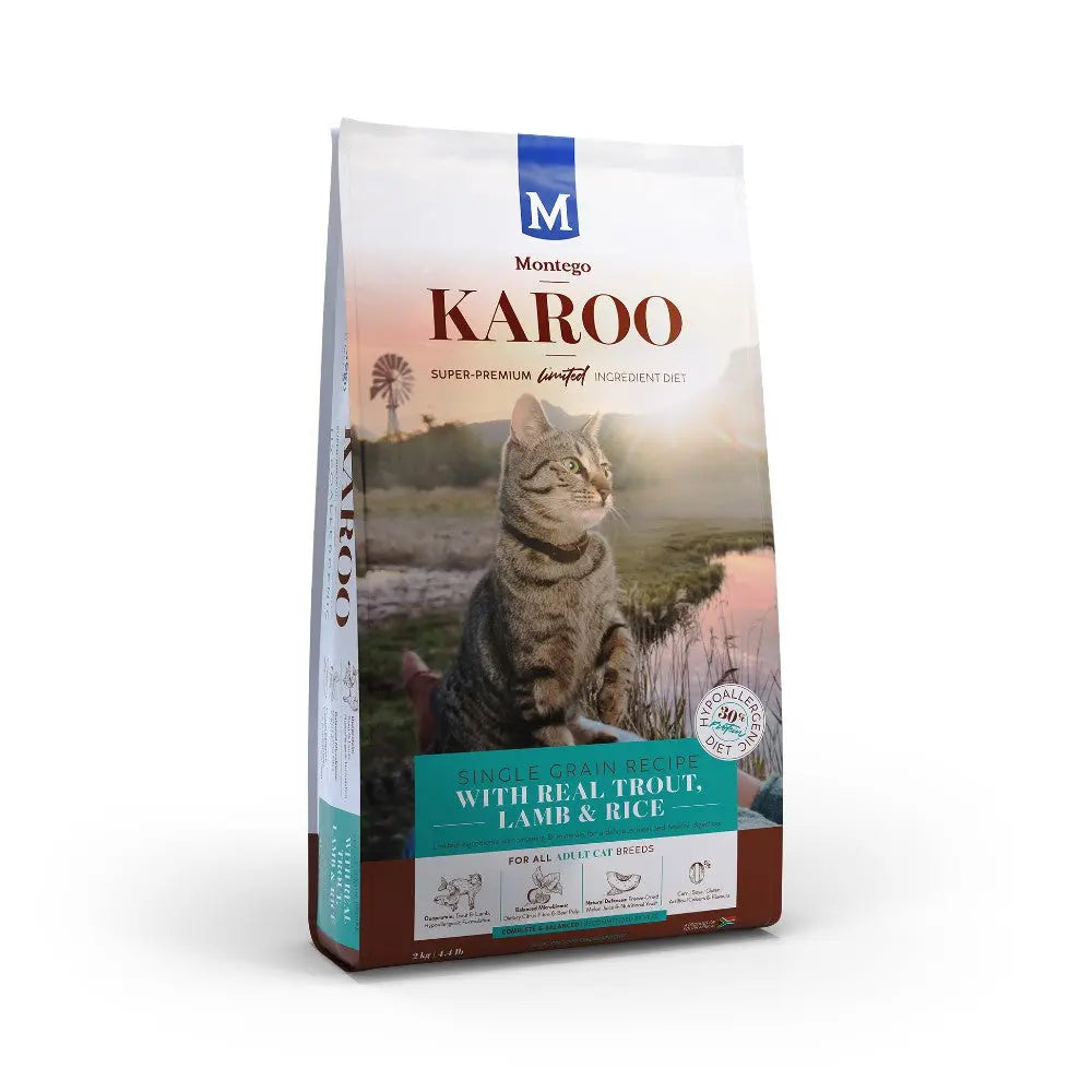 Montego Karoo Trout and Lamb Adult Dry Cat Food