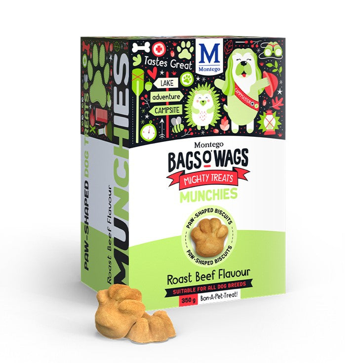 Montego Bags O' Wags Munchies - Beef - product detail image shop online South Africa