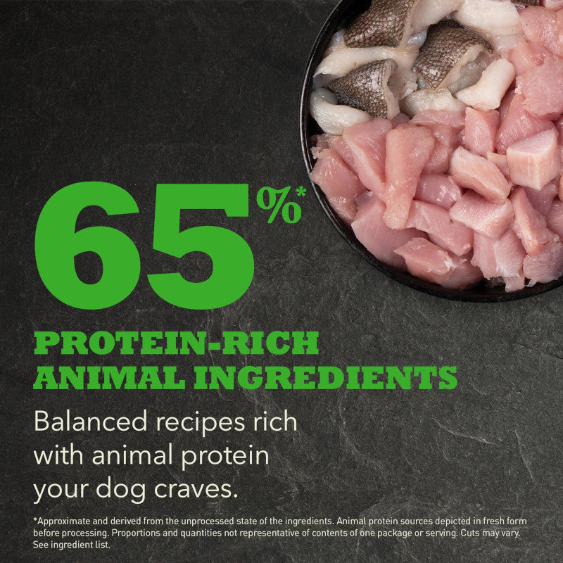 Acana Senior Recipe Dog Food – key benefits graphic (available online in South Africa)