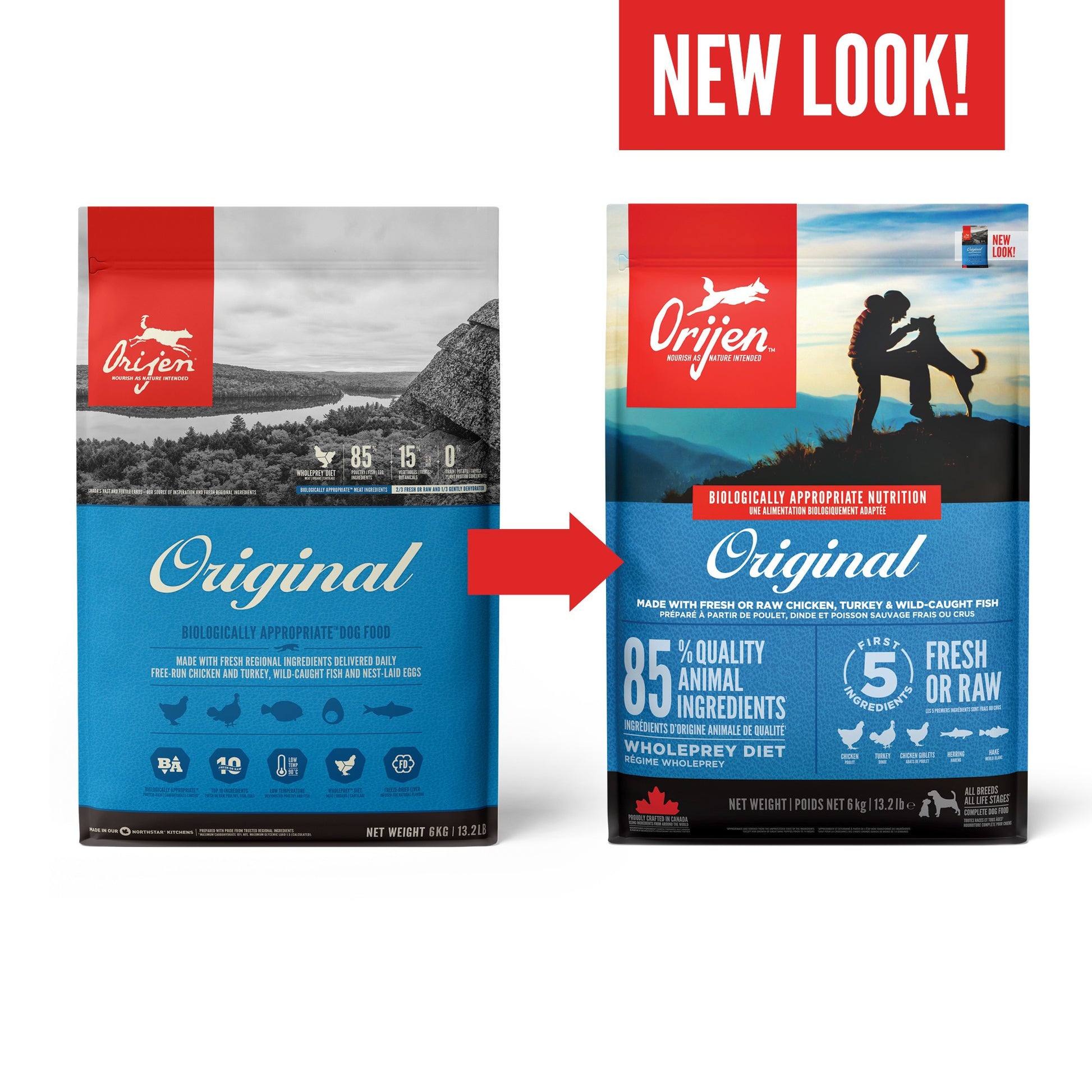 Orijen Original Dog – lifestyle image (SA)