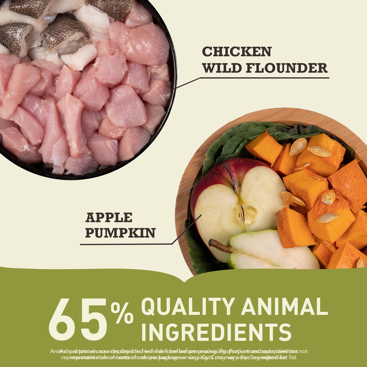 Acana Senior Recipe Dog Food – ingredients list visual (South Africa)