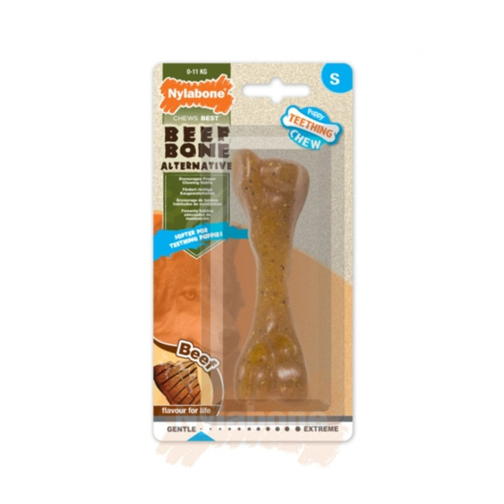 Nylabone Puppy Beef Bone- Small (up t 11kg)