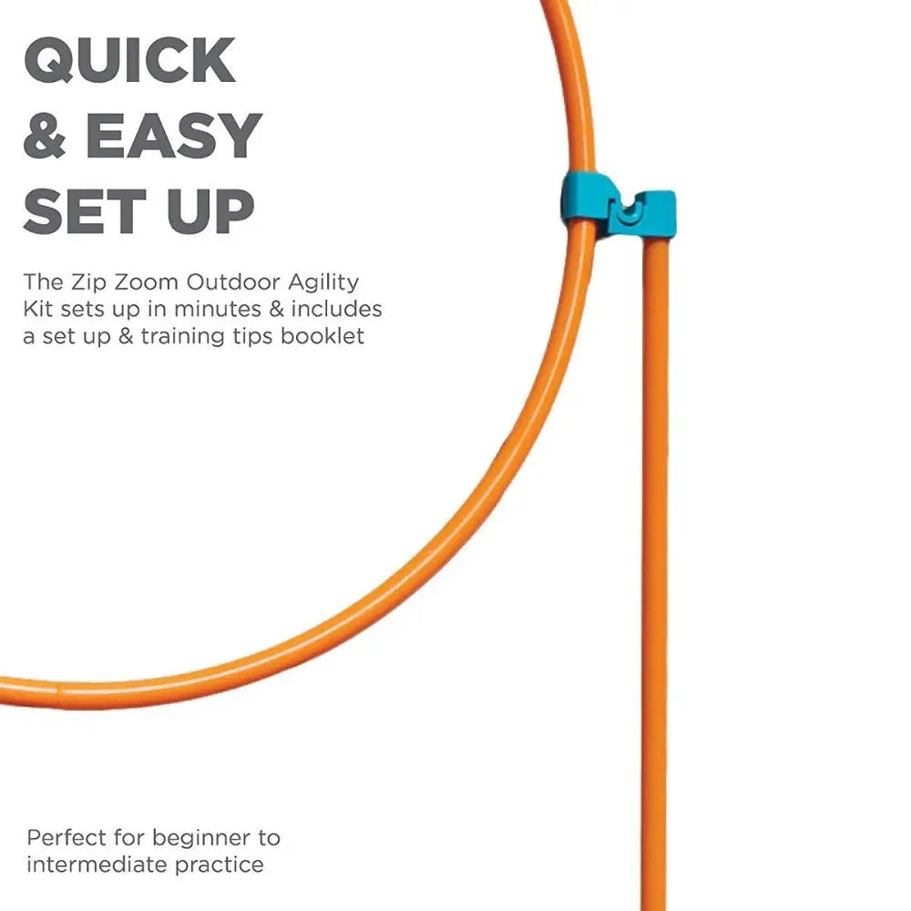 Agility training kit with easy setup, perfect for beginners and intermediate practice.
