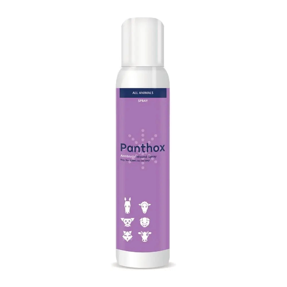 Antiseptic wound spray for all animals, promoting healing and protection.