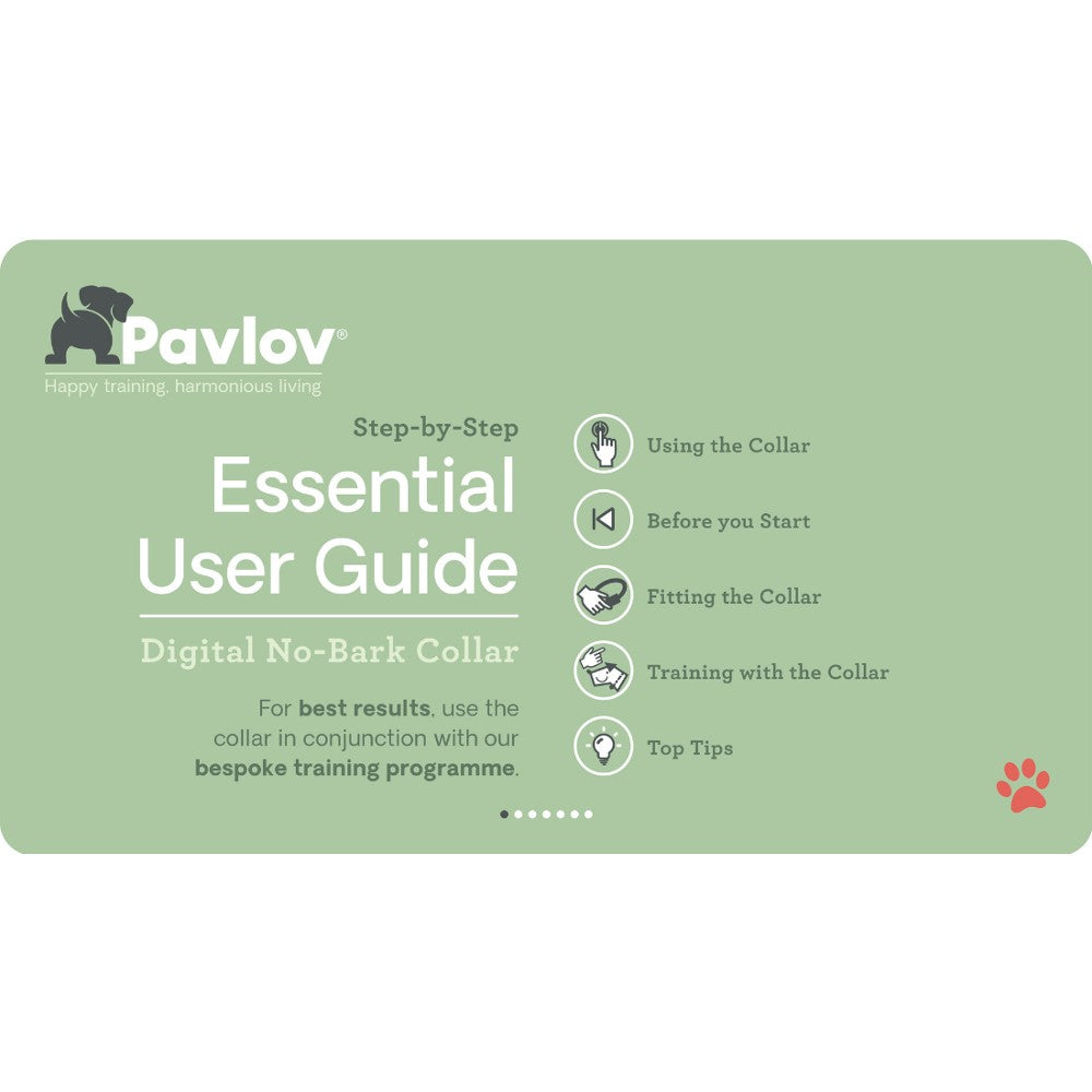 Company of Animals Pavlov Digital No Bark Collar - product detail image South Africa ecommerce